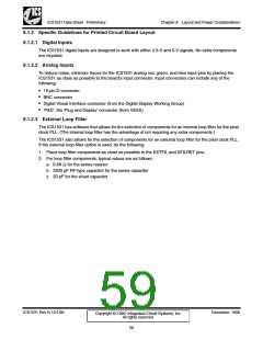 浏览型号ICS1531的Datasheet PDF文件第59页