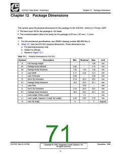 浏览型号ICS1531的Datasheet PDF文件第71页