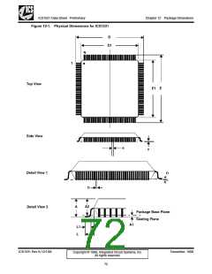 浏览型号ICS1531的Datasheet PDF文件第72页