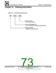浏览型号ICS1531的Datasheet PDF文件第73页