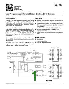 浏览型号ICS1572M-101的Datasheet PDF文件第1页