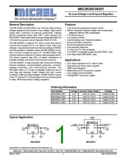 浏览型号MIC39300-2.5BU的Datasheet PDF文件第1页