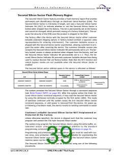 浏览型号S29GL016A90TFER22的Datasheet PDF文件第39页