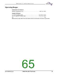 浏览型号S29GL016A90TFER22的Datasheet PDF文件第65页