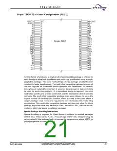 浏览型号S29PL127J的Datasheet PDF文件第21页