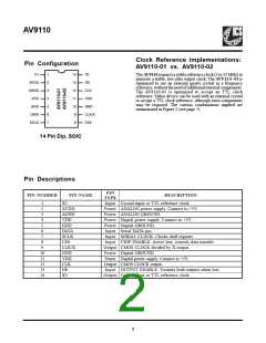 浏览型号AV9110-02CS14的Datasheet PDF文件第2页