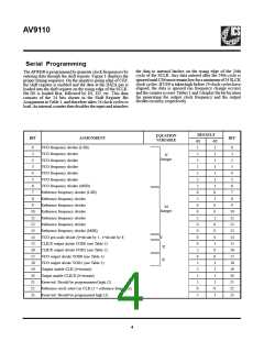 浏览型号AV9110的Datasheet PDF文件第4页