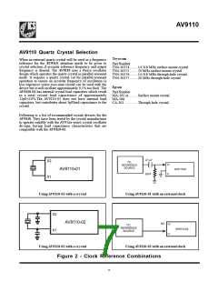 浏览型号AV9110-02CS14的Datasheet PDF文件第7页