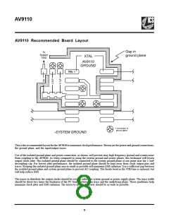 浏览型号AV9110的Datasheet PDF文件第8页