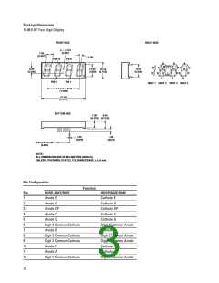 浏览型号HDSP-B04E的Datasheet PDF文件第3页