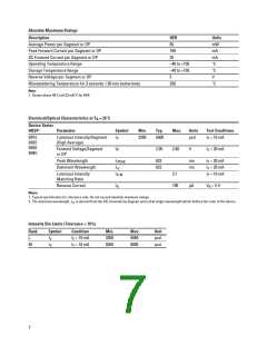 浏览型号HDSP-B04E的Datasheet PDF文件第7页