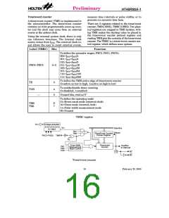 浏览型号HT48R06A-1的Datasheet PDF文件第16页