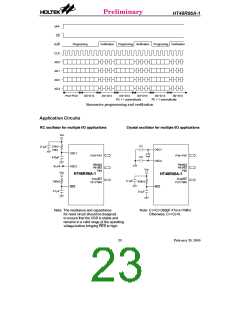 浏览型号HT48R06A-1的Datasheet PDF文件第23页