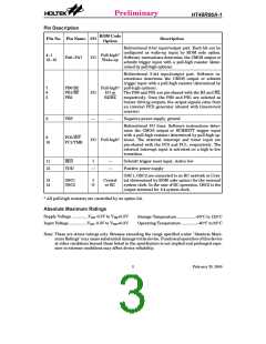 浏览型号HT48R06A-1的Datasheet PDF文件第3页