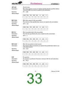 浏览型号HT48R06A-1的Datasheet PDF文件第33页