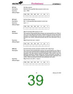 浏览型号HT48R06A-1的Datasheet PDF文件第39页