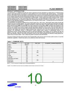 浏览型号K9F5608D0C的Datasheet PDF文件第10页