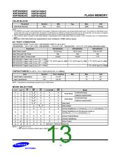浏览型号K9F5608D0C的Datasheet PDF文件第13页