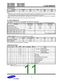 浏览型号K9K1208D0C的Datasheet PDF文件第11页
