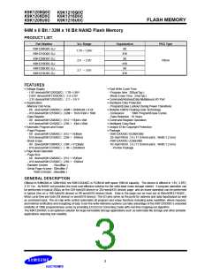 浏览型号K9K1208D0C的Datasheet PDF文件第3页