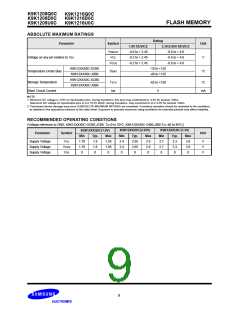 浏览型号K9K1208D0C的Datasheet PDF文件第9页