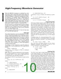 浏览型号MAX038的Datasheet PDF文件第10页