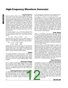 浏览型号MAX038的Datasheet PDF文件第12页