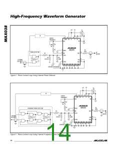 浏览型号MAX038的Datasheet PDF文件第14页