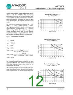 浏览型号AAT3200IQY-2.85-T1的Datasheet PDF文件第12页