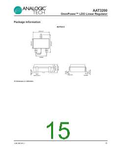 浏览型号AAT3200IQY-2.85-T1的Datasheet PDF文件第15页