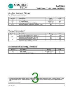 浏览型号AAT3200IQY-2.85-T1的Datasheet PDF文件第3页