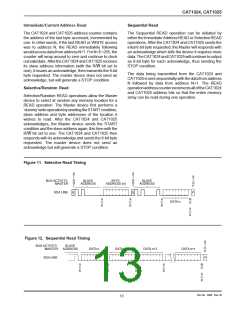 浏览型号CAT1024ZE-28TE13的Datasheet PDF文件第13页