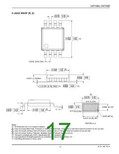 浏览型号CAT1024ZE-28TE13的Datasheet PDF文件第17页