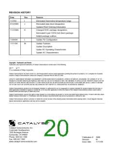 浏览型号CAT1024ZE-28TE13的Datasheet PDF文件第20页