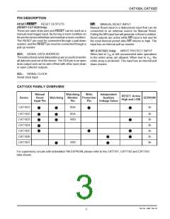 浏览型号CAT1024ZE-28TE13的Datasheet PDF文件第3页
