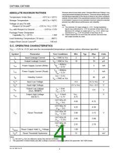 浏览型号CAT1024ZE-28TE13的Datasheet PDF文件第4页