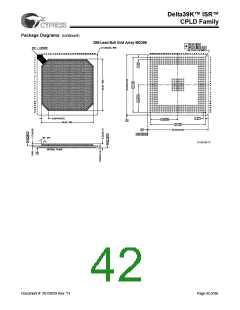 浏览型号CY39165V208-200NTC的Datasheet PDF文件第42页