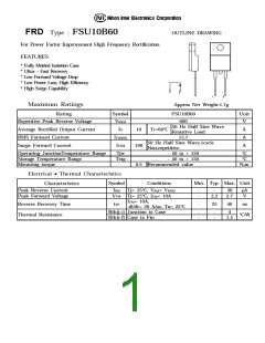 浏览型号FSU10B60的Datasheet PDF文件第1页