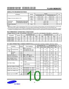 浏览型号K9F2808Q0B-D的Datasheet PDF文件第10页