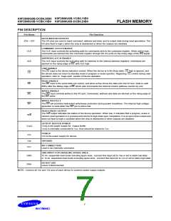 浏览型号K9F2808Q0B-D的Datasheet PDF文件第7页