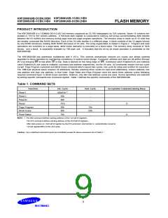 浏览型号K9F2808Q0B-D的Datasheet PDF文件第9页