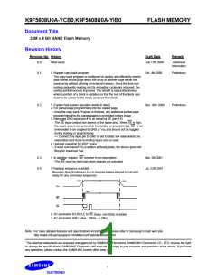 浏览型号K9F5608U0的Datasheet PDF文件第1页
