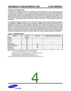 浏览型号K9F5608U0的Datasheet PDF文件第4页