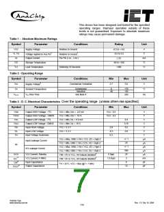 浏览型号PEEL18LV8ZTI-15L的Datasheet PDF文件第7页