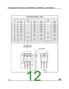 浏览型号STP10NK60ZFP的Datasheet PDF文件第12页