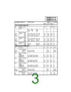 浏览型号ZNBG3114的Datasheet PDF文件第3页