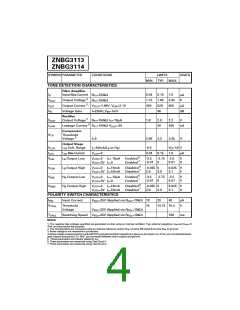 浏览型号ZNBG3114的Datasheet PDF文件第4页