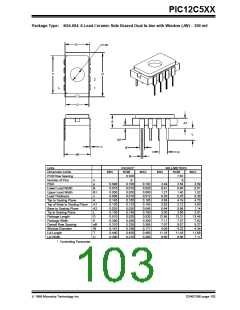 浏览型号12C508A的Datasheet PDF文件第103页