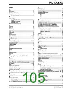浏览型号12C508A的Datasheet PDF文件第105页
