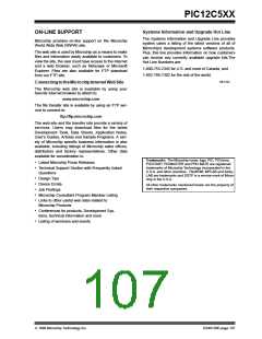 浏览型号12C508A的Datasheet PDF文件第107页